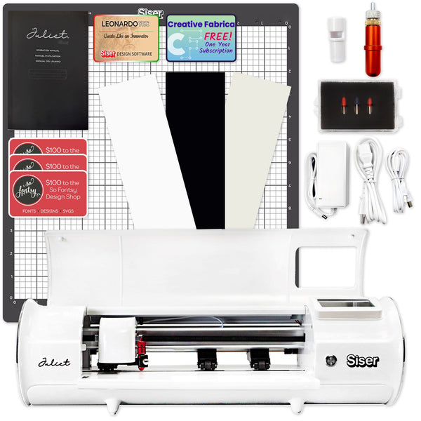 Siser Romeo Deluxe EasyWeed Heat Transfer (HTV) Bundle w/ 8-in-1 Heat Press