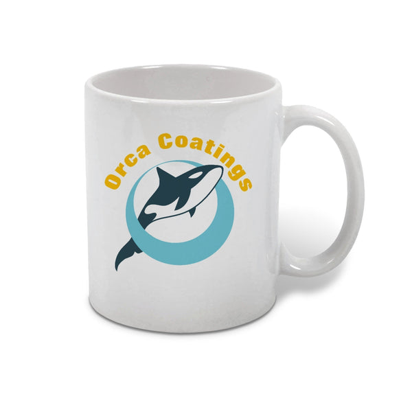 11 oz Ceramic Mug - Pink ORCA – Blank Sublimation Mugs