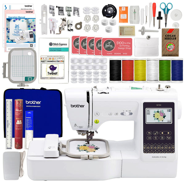 Rent to own Brother SE700 Sewing and Embroidery Machine with $199