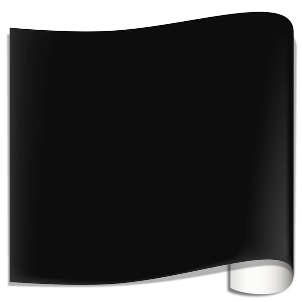  ORACAL 651 Permanent Adhesive Black Gloss Vinyl (12 Inches x 6  Feet)