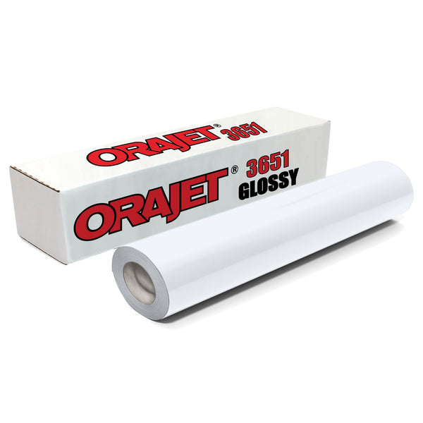 Orajet 3651 Printable Glossy Adhesive Vinyl - 20