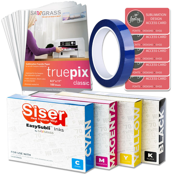 SAWGRASS Truepix Classic Transfer Paper for T-shirts 8.5 X 11 