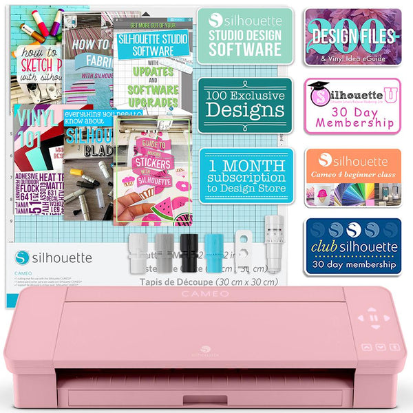 Silhouette Pink Cameo 4 & 15x15 Heat Press | Swing Design