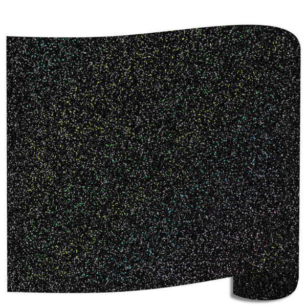 Black Glitter HTV –