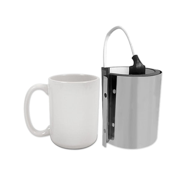 Sublimation Mug 15 oz, sublimation Funnel Mug, sublimatable funnel