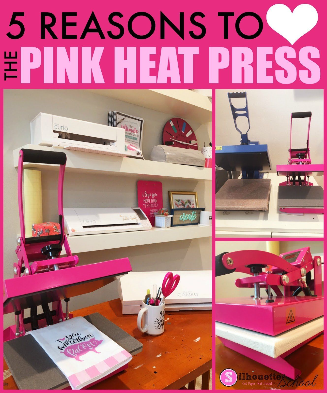 9 Reasons You Need a Pink Craft Heat Press