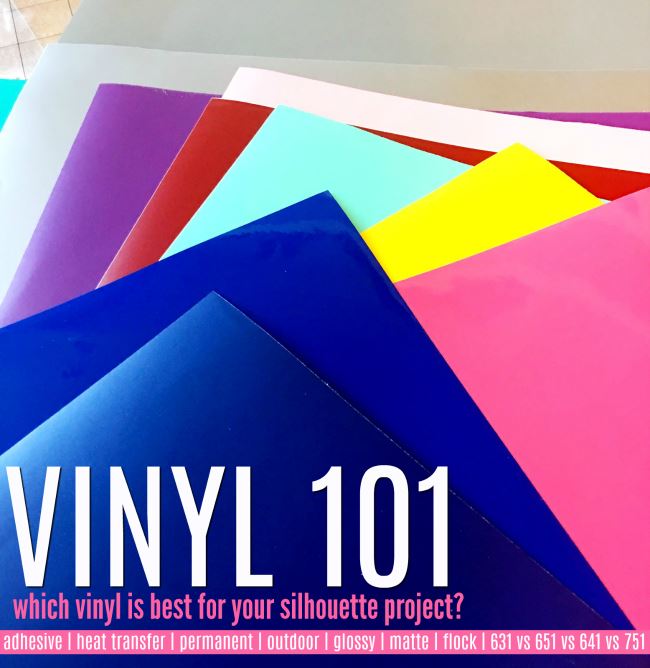 Silhouette Vinyl Types and Transfer Paper vs Transfer Tape - Silhouette  School