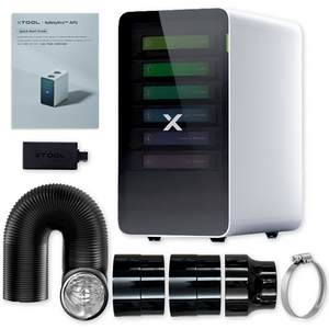 xTool S1 Laser Cutter & Engraver Bundle w/ IR Laser Engraving Kit & Filter - White