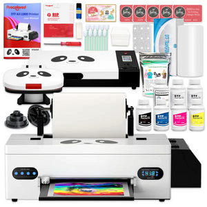 Procolored F13 Direct to Film (DTF) L1800 Roll Printer, Oven, Heat Press Bundle