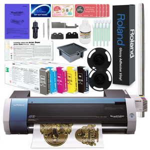 Roland BN-20 Desktop 20" Eco-Solvent Printer & Cutter w/ CMYK+WH Inks
