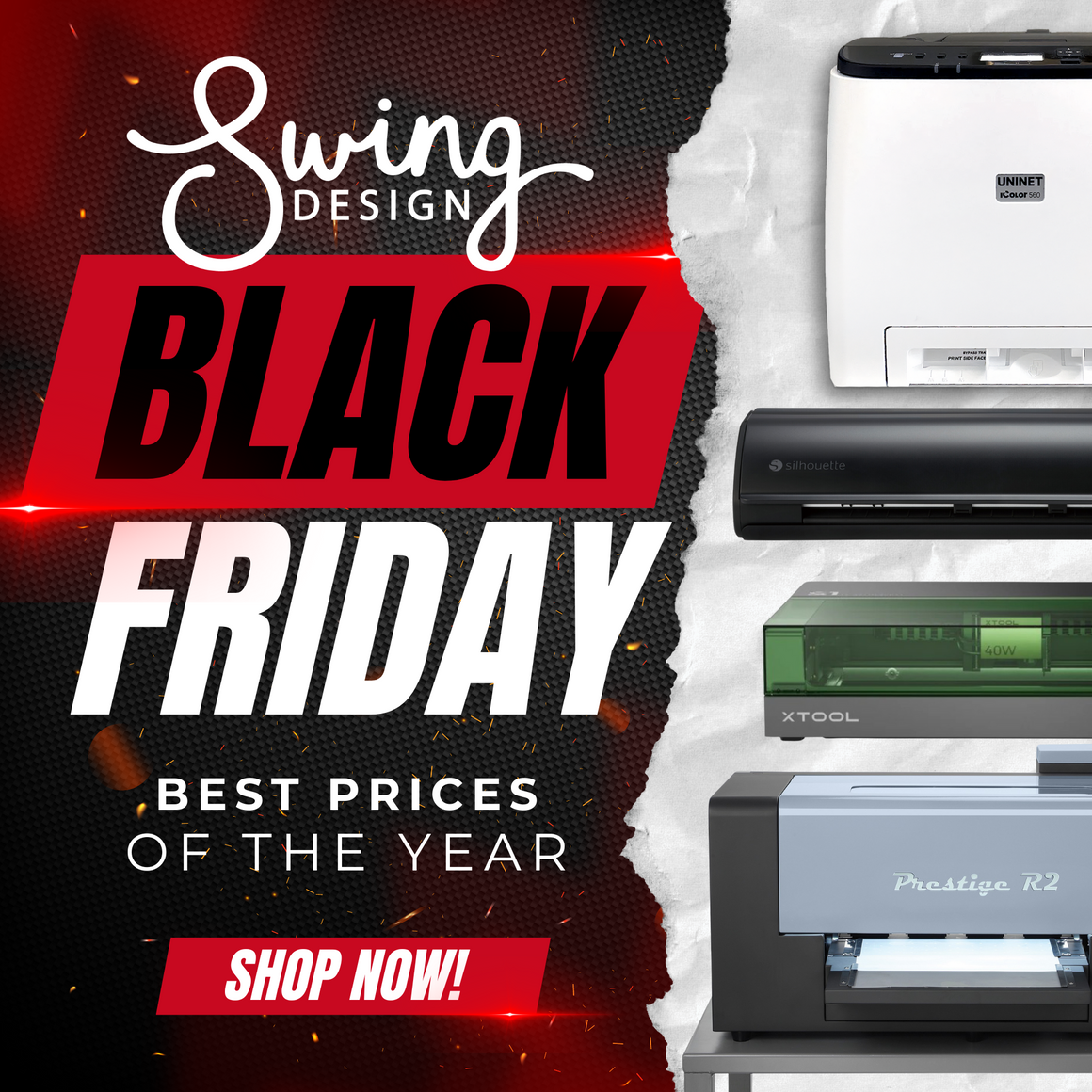 Swing Design Black Friday Holiday Sale 2024