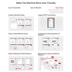 BAi Mirror 15 Needle Commercial Embroidery Machine Bundle with Cap Press & Hoops Brother Sewing Bundle Bai 