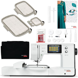 Bernette B70 10" x 6" Embroidery Machine Bundle with 3 Embroidery Hoops Brother Sewing Bundle Bernette 