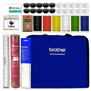 Brother Embroidery Supplies Kit with Digitizing Software Brother Sewing Bundle Brother 