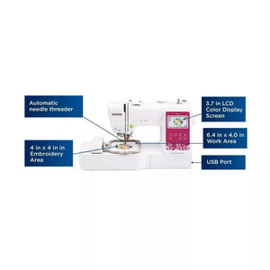 Brother PE545 Embroidery Machine w/ Deluxe $1,470 Thread & Digitizing Bundle Brother Sewing Bundle Brother 