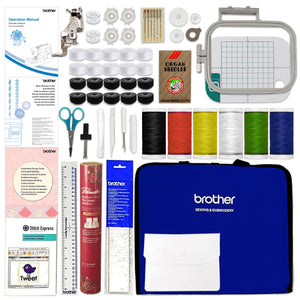 Brother PE545 Embroidery Machine w/ Deluxe $1,470 Thread & Digitizing Bundle Brother Sewing Bundle Brother 