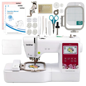 Brother PE545 Embroidery Machine with 4" x 4" Hoop & Accessories Brother Sewing Bundle Brother 