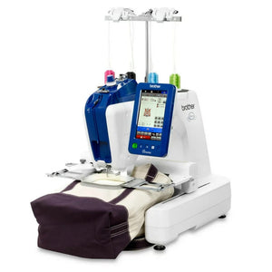 Brother PRS100 Single-Needle Embroidery Machine w/ Stand & Accessories Kit Brother Sewing Bundle Brother 