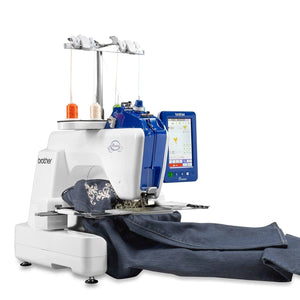 Brother PRS100 Single-Needle Embroidery Machine w/ Stand & Accessories Kit Brother Sewing Bundle Brother 