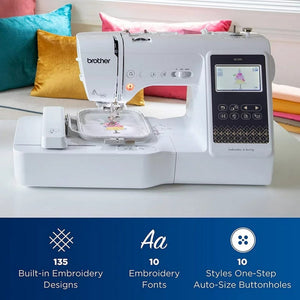 Brother SE700 Embroidery & Sewing Machine w/ 130 Spools & Accessories Brother Sewing Bundle Brother 