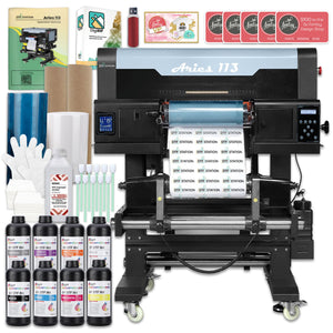 DTF Station Aries 113 UV Direct To Film (DTF) Printer 12in w/ Inks & Supplies DTF Bundles Prestige 