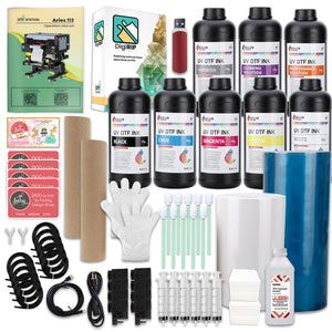 DTF Station Aries 113 UV Direct To Film (DTF) Printer 12in w/ Inks & Supplies DTF Bundles Prestige 