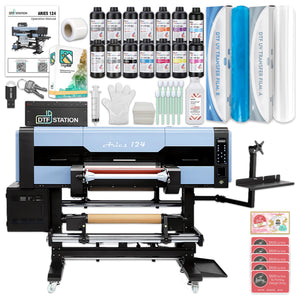 DTF Station Aries 124 UV Direct To Film Printer w/ Inks, Supplies & Training DTF Bundles Prestige 