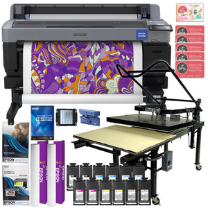 Eposn F6470H 44” Sublimation Printer Smooth Ink & Geo Knight Maxi Bundle Sublimation Bundle Epson 