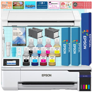 Epson PRO F570 Desktop 24" Sublimation Printer w/ Cameo 4 Pro 24" Vinyl Cutter Epson F570 Bundle Epson 