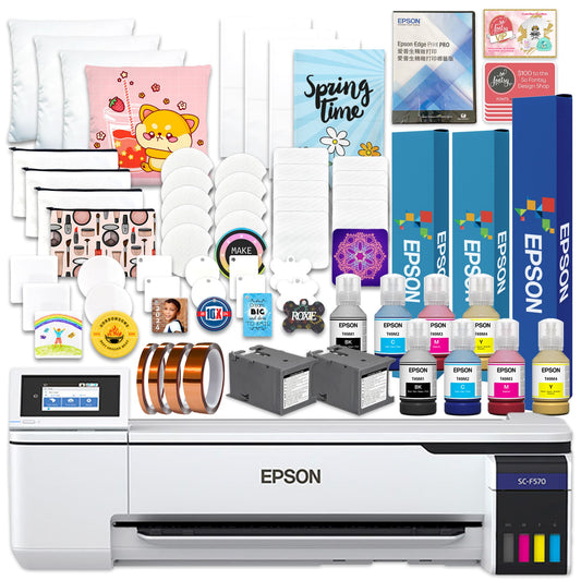 Epson PRO F570 Desktop 24" Sublimation Printer w/ Graphtec CE8000-60 24" Cutter Graphtec Bundle Graphtec 