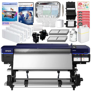 Epson SureColor 10-Color S80600 Solvent Printer & Cutter Bundle - 64" Eco Printers Epson 