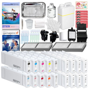 Epson SureColor 10-Color S80600 Solvent Printer & White Ink Bundle - 64" Eco Printers Epson 