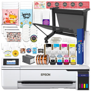 Epson SureColor F570 LITE 24" Dye Sublimation Printer Blank & Stand Bundle Epson F570 Bundle Epson Without Liftgate 