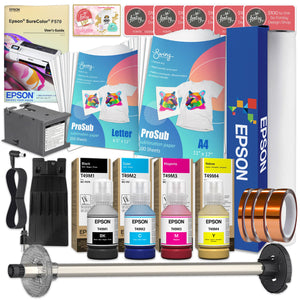 Epson SureColor F570 LITE 24" Dye Sublimation Printer & Paper Bundle Epson F570 Bundle Epson 