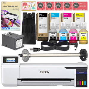 Epson SureColor F570 LITE 24" Dye Sublimation Printer Starter Bundle Epson F570 Bundle Epson 