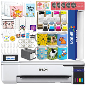 Epson SureColor F570 LITE 24" Dye Sublimation Printer Starter Bundle Epson F570 Bundle Epson Without Liftgate 