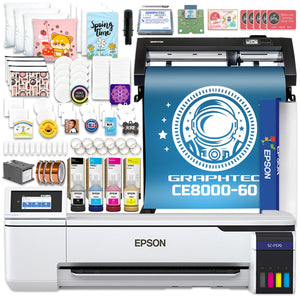 Epson SureColor F570 LITE 24" Sublimation Printer & Graphtec CE8000-60 Cutter Epson F570 Bundle Epson WIFI ONLY 