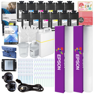 Epson SureColor F6470H Dye Sublimation Printer Smooth Color Ink Set Bundle - 44" Sublimation Bundle Epson 