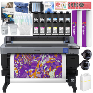 Epson SureColor F6470H Dye Sublimation Printer Smooth Color Ink Set Bundle - 44" Sublimation Bundle Epson 