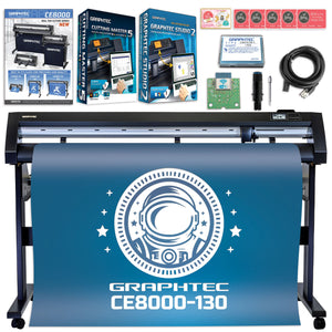 Graphtec CE8000-130 - 50" Vinyl Cutter w/ Software & 2 Year Warranty Graphtec Bundle Graphtec CE8000-130 50" Wide "E -Class" Cutter 