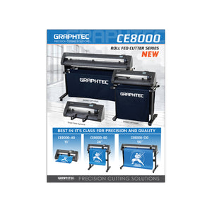 Graphtec CE8000-130 - 50in Vinyl Cutter w/ Vinyl Bundle, Software & 2 YR Warranty Graphtec Bundle Graphtec 