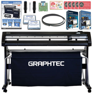 Graphtec CE8000-130 - 50in Vinyl Cutter with Catch Basket & Deluxe Accessories Graphtec Bundle Graphtec WIFI ONLY 