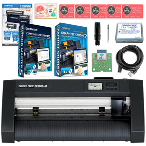 Graphtec CE8000-40 - 15in Vinyl Cutter w/ Sheet Feeder & Accessories Bundle Graphtec Bundle Graphtec 