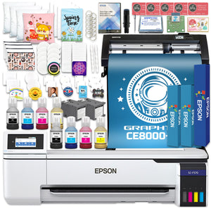 Graphtec CE8000-60 24" Vinyl Cutter & Epson F570 24in Sublimation Printer Bundle Graphtec Bundle Graphtec WIFI ONLY 