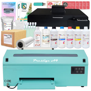 Prestige A4 Direct To Film (DTF) Printer w/ Oven, Filter, Inks, Supplies - Mint DTF Bundles Prestige 