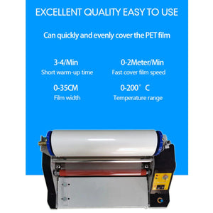 Procolored Automatic Heated 13.7" Laminator for UV DTF Transfers & Vinyl DTF Procolored 