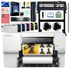 Roland BN2-20 Desktop 20" Eco-Solvent Printer & Cutter w/ Graphtec Vinyl Cutter Eco Printers Roland 