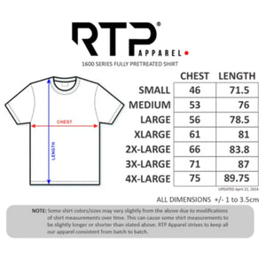 RTP 1600 White DTG Ready Crew Neck T-Shirts 6 Pack - Small DTF Image Armor 