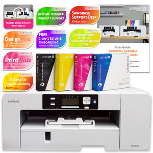 Sawgrass UHD Virtuoso SG1000 Sublimation Printer Starter Bundle Sublimation Bundle Sawgrass 