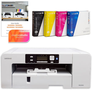 Sawgrass UHD Virtuoso SG1000 Sublimation Printer with 100 Blanks Deluxe Bundle Sublimation Bundle Sawgrass 